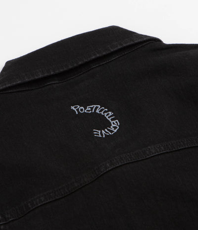 Poetic Collective Spray Denim Jacket - Black