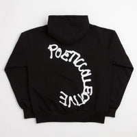 Poetic Collective Spray Double Zip Hoodie - Black thumbnail