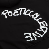 Poetic Collective Spray Double Zip Hoodie - Black thumbnail