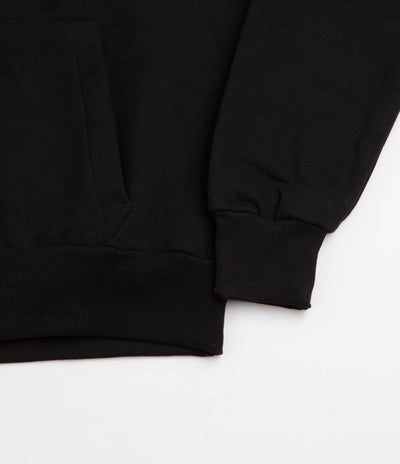 Poetic Collective Spray Double Zip Hoodie - Black