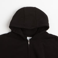 Poetic Collective Spray Double Zip Hoodie - Black thumbnail