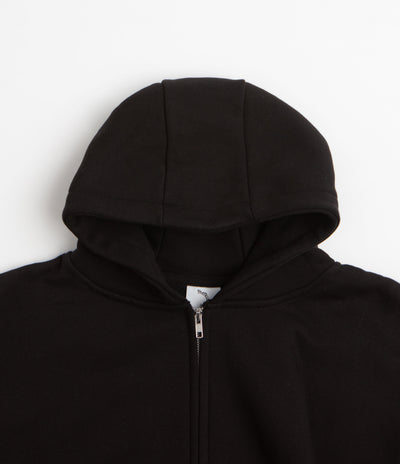 Poetic Collective Spray Double Zip Hoodie - Black