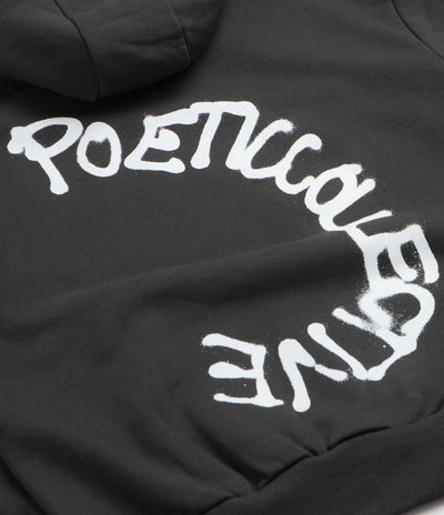 Poetic Collective Spray Hoodie - Iron Grey