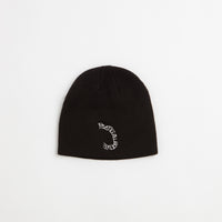 Poetic Collective Spray Skull Beanie - Black  thumbnail