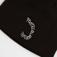 Poetic Collective Spray Skull Beanie - Black  thumbnail