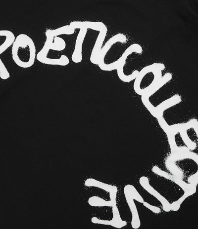 Poetic Collective Spray T-Shirt - Black
