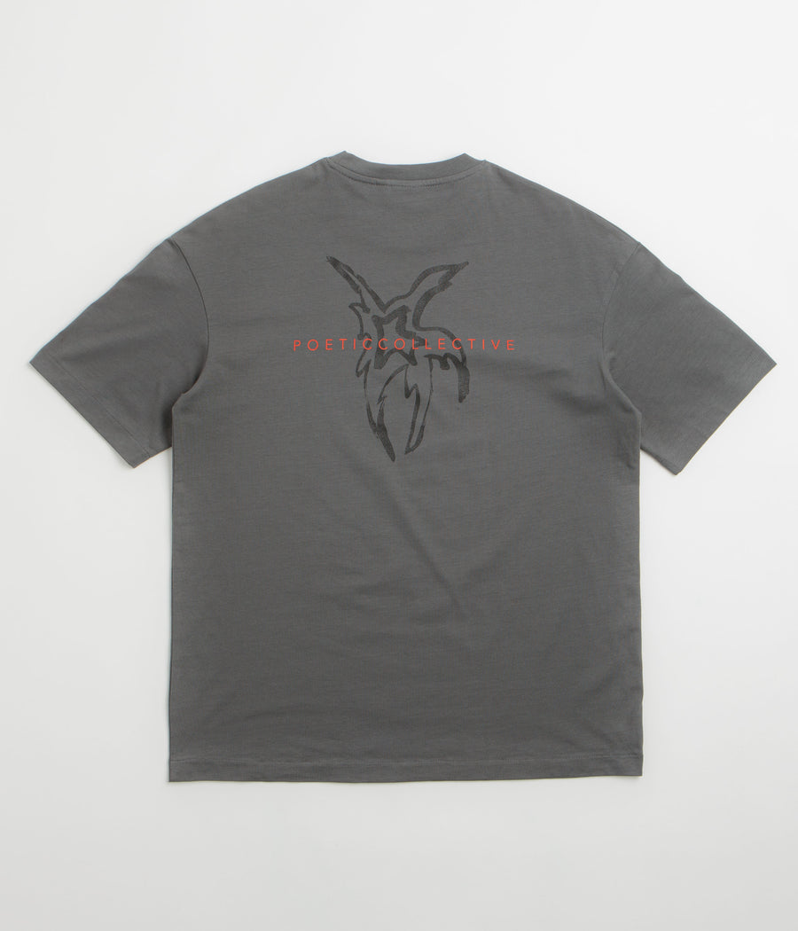 Poetic Collective Star T-Shirt - Iron Grey