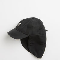 Poetic Collective Sun Flap Cap in Black thumbnail