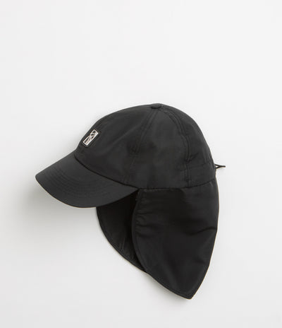 Poetic Collective Sun Flap Cap in Black