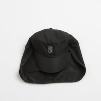 Poetic Collective Sun Flap Cap in Black thumbnail