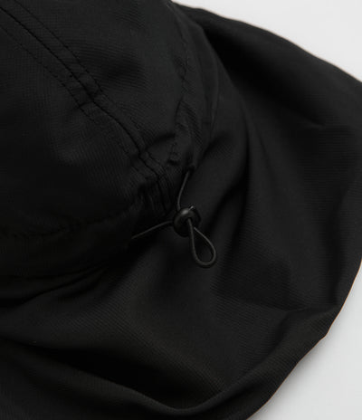 Poetic Collective Sun Flap Cap in Black