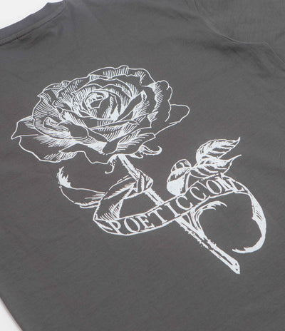 Poetic Collective Thinking About You T-Shirt - Iron Grey