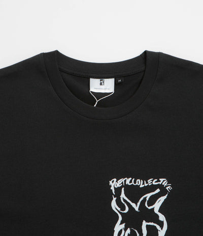 Poetic Collective Three Prints T-Shirt - Black