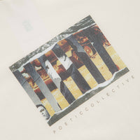 Poetic Collective Torn Collage T-Shirt - Ivory thumbnail