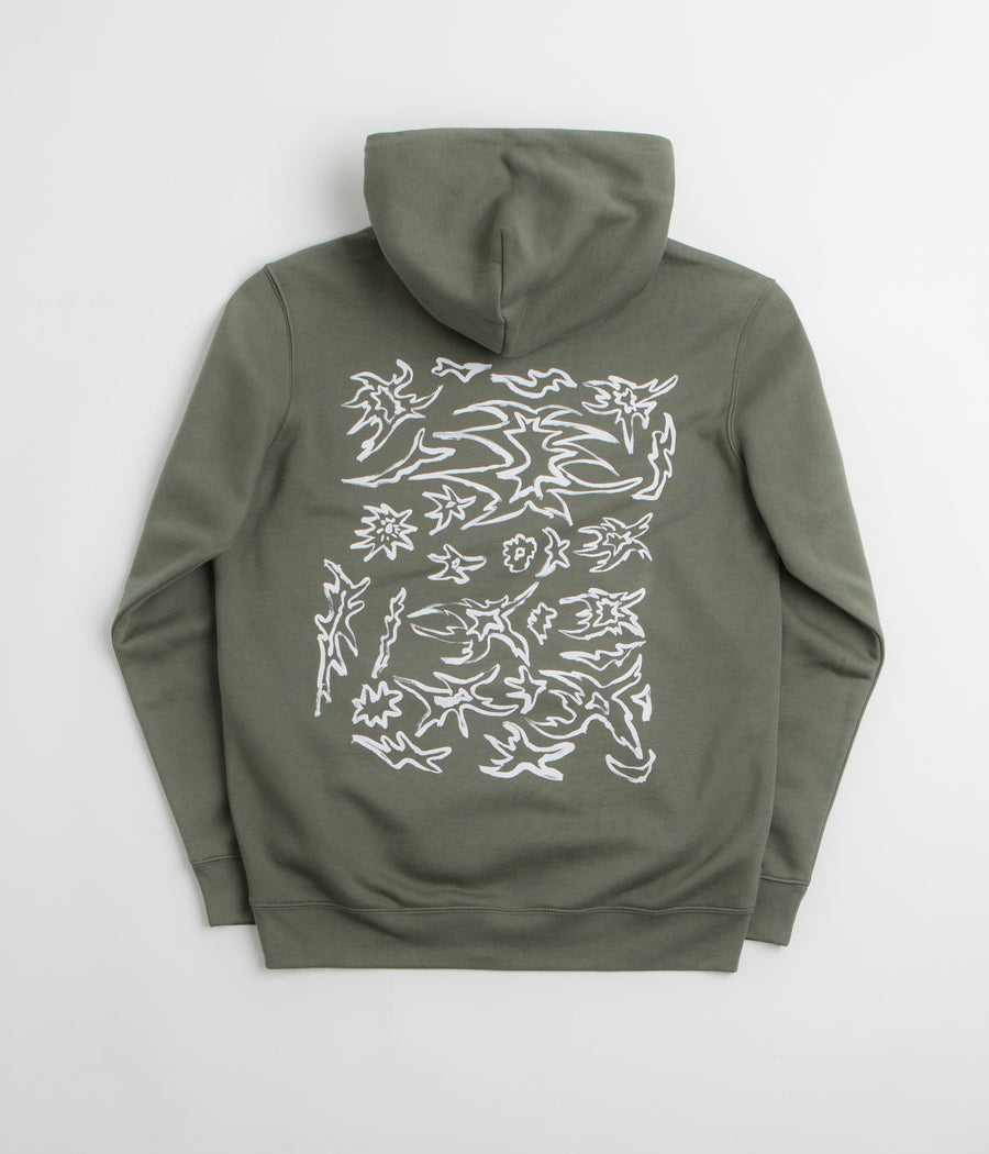 Poetic Collective Tribal Hoodie in Khaki