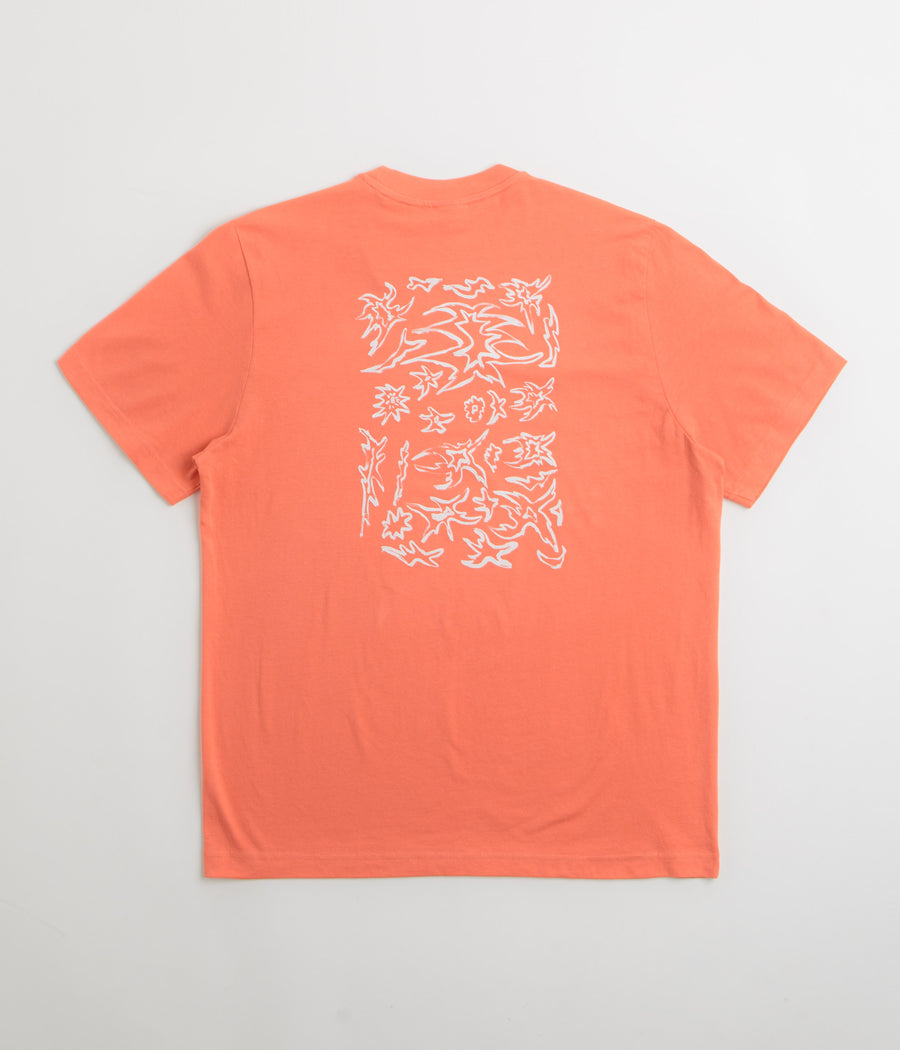 Poetic Collective Tribal T-Shirt in Orange