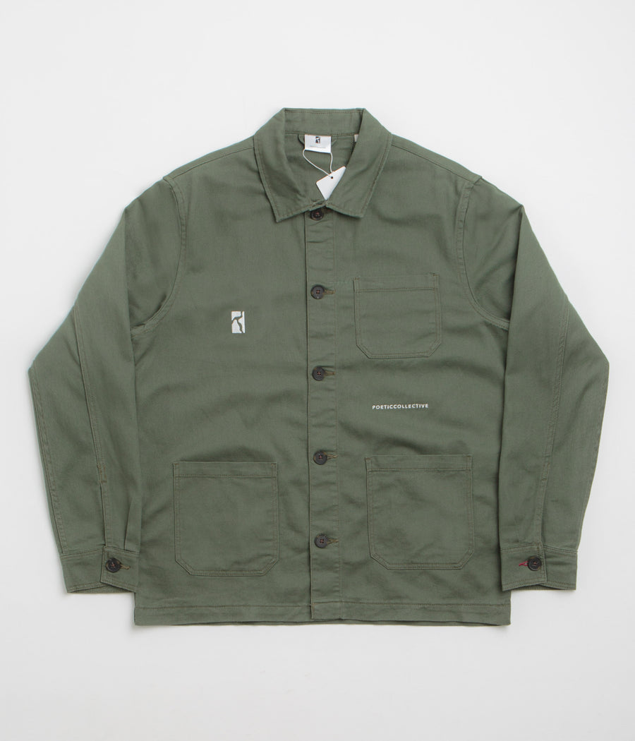 Poetic Collective Worker Jacket in Green
