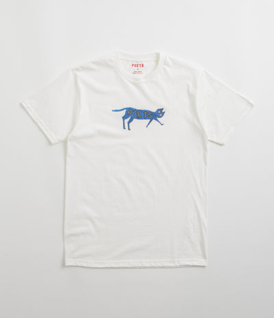Poets Cat T-Shirt in White