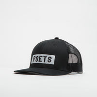 Poets Lincoln Cap - Black thumbnail