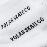 Polar 2 Stripe Socks in White and Black thumbnail