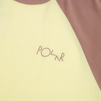 Polar 3/4 Sleeve T-Shirt - Cinnamon / Light Yellow thumbnail