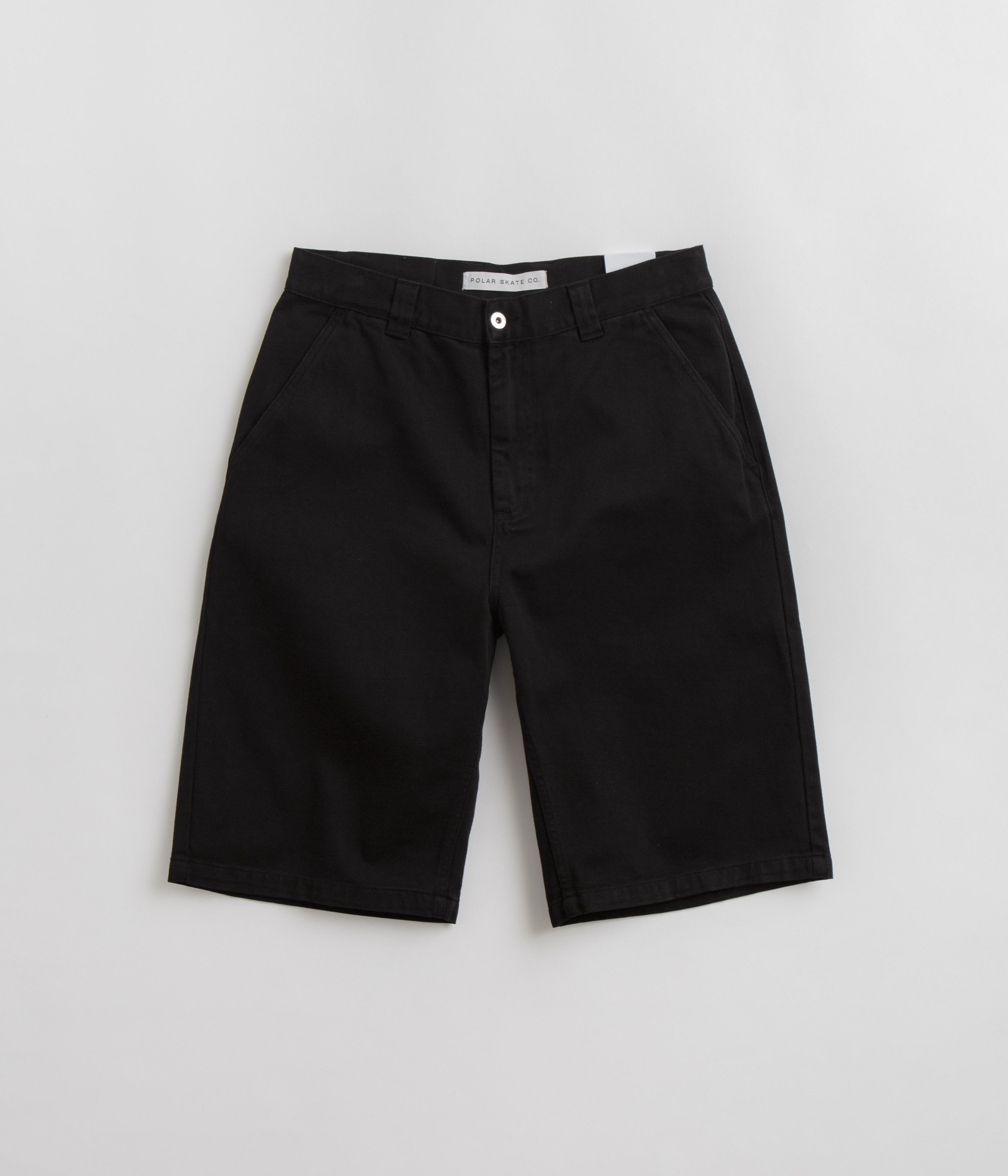 パンツ POLAR SKATE CO. 44! SHORTS TWILL BLACK Polar 44 Twill Shorts - Black | Flatspot