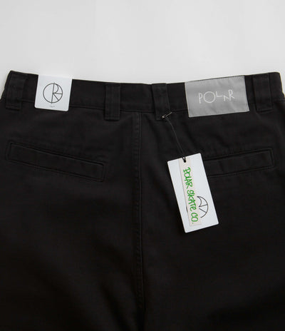 Polar 44 Twill Shorts in Black