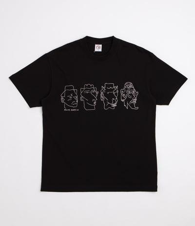 Polar 8 Heads Contrast T-Shirt - Black / White