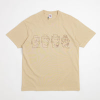 Polar 8 Heads Contrast T-Shirt - Sand / Brown thumbnail