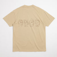 Polar 8 Heads Contrast T-Shirt - Sand / Brown thumbnail
