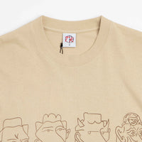 Polar 8 Heads Contrast T-Shirt - Sand / Brown thumbnail