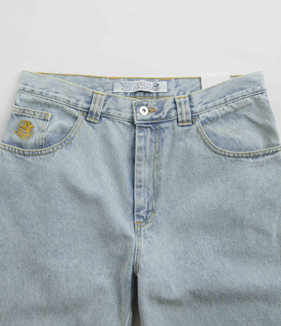 Polar 93 Denim Jeans in Light Blue and Yellow / Yellow