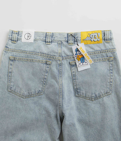 Polar 93 Denim Jeans in Light Blue and Yellow / Yellow