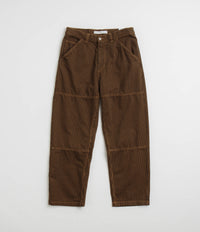 Polar 93 Hickory Stripe Work Pants in Rust