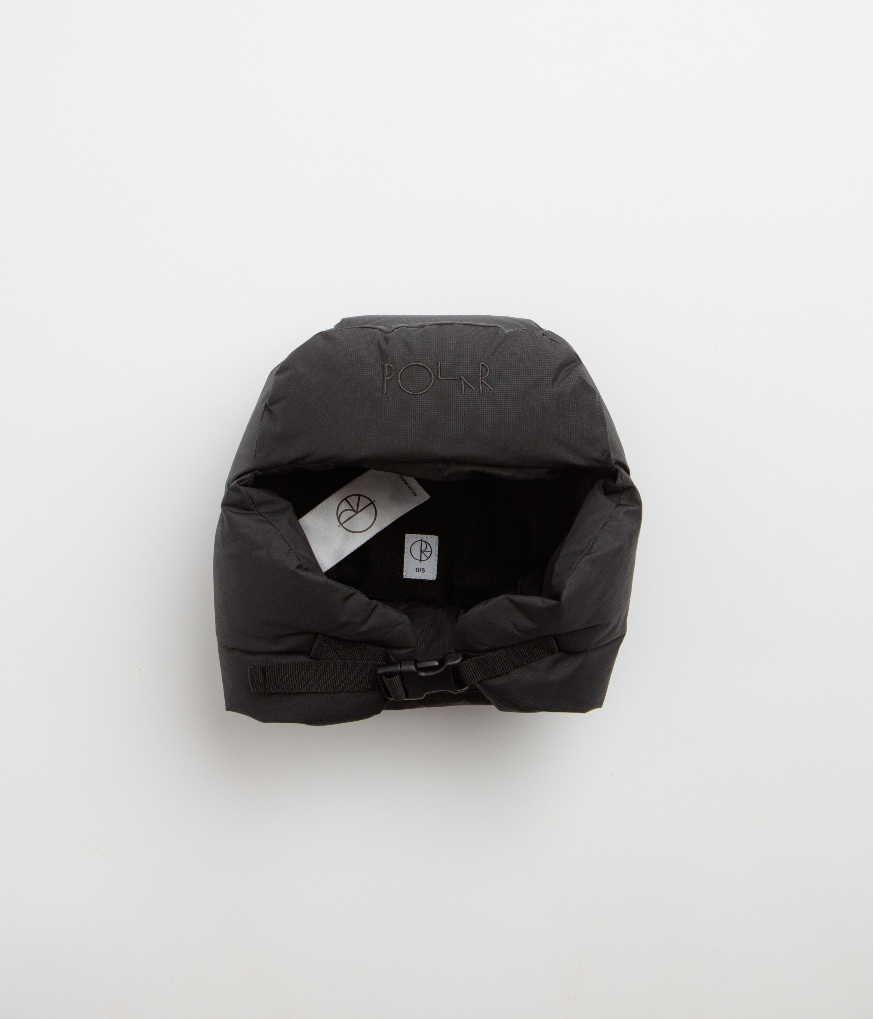 Polar Ailu Puffer Trapper Cap - Black