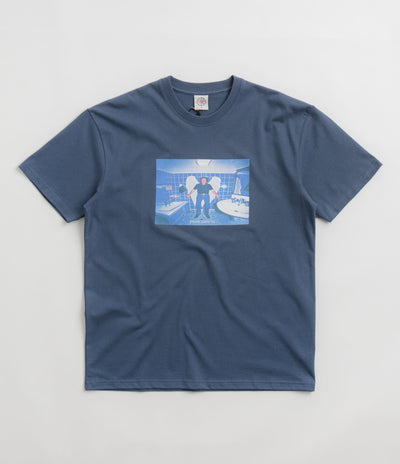 Polar Angel Man T-Shirt in Grey Blue