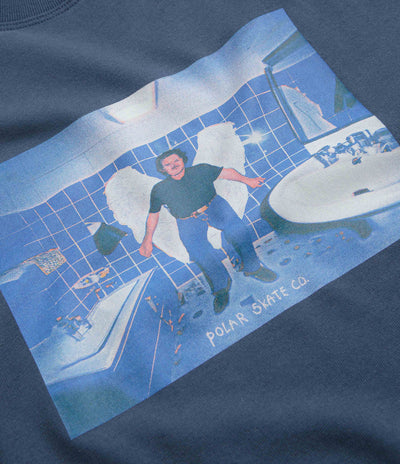 Polar Angel Man T-Shirt in Grey Blue