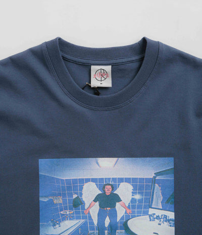 Polar Angel Man T-Shirt in Grey Blue
