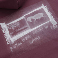 Polar Beautiful Horses Dave Hoodie - Plum thumbnail