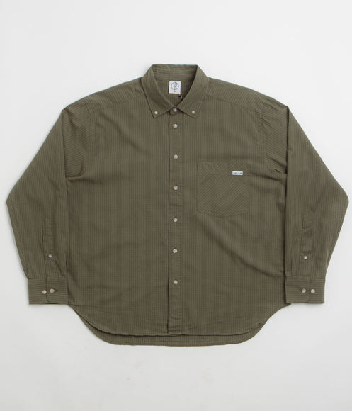 Polar Ben Shirt - Army Green Check