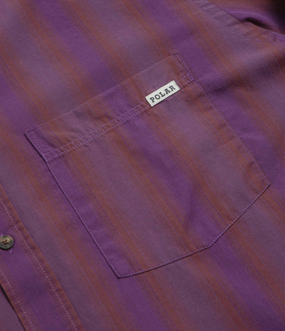 Polar Ben Shirt in Purple Stripe