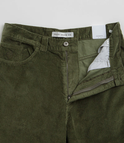 Polar Big Boy Cord Pants in Uniform Green