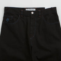 Polar Big Boy Jeans in Black and Blue Stitching thumbnail
