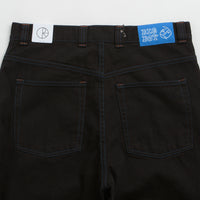 Polar Big Boy Jeans in Black and Blue Stitching thumbnail