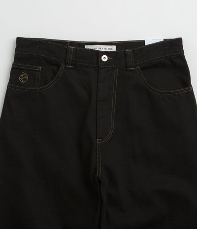 Polar Big Boy Jeans in Black and Dark Olive