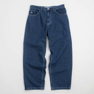 Dark Blue / White Stitching