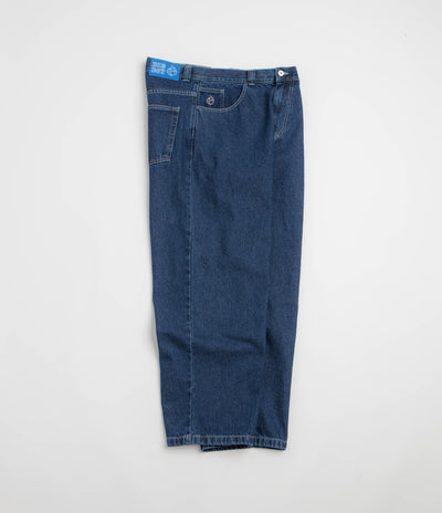Polar Big Boy Jeans - Dark Blue / White Stitching