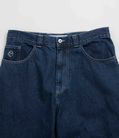 Polar Big Boy Jeans - Dark Blue / White Stitching