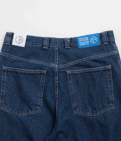 Polar Big Boy Jeans - Dark Blue / White Stitching