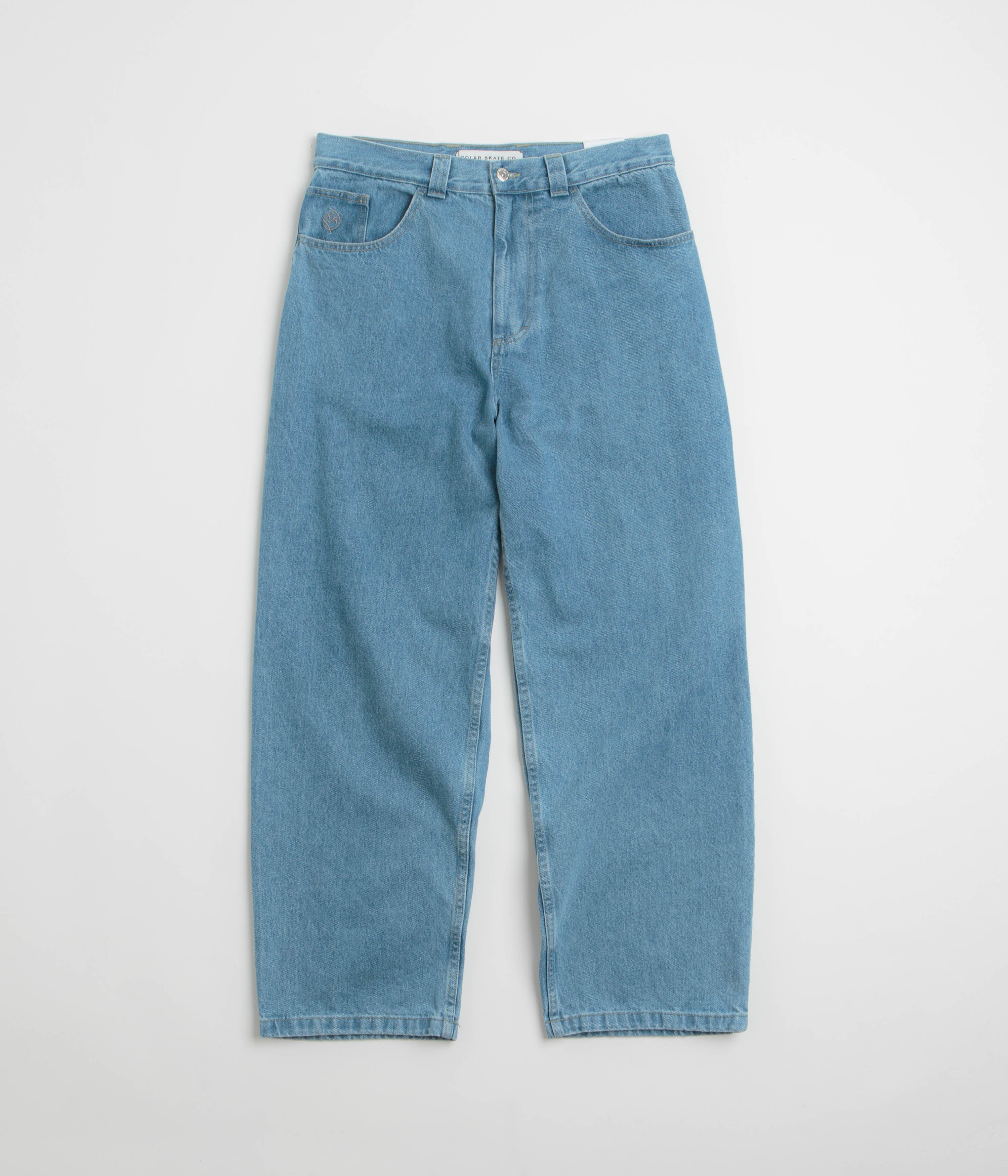 Polar Big Boy Jeans - Light Blue / OG Logo | Flatspot